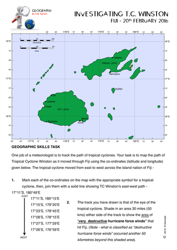 Investigating Tropical Cyclone Winston - Fiji February 2016
