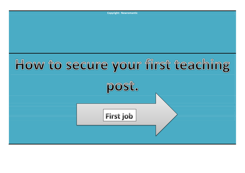 How to secure your first teaching post -booklet
