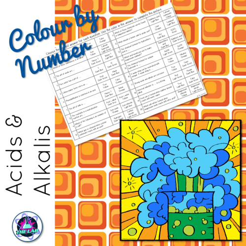 Acids & Alkalis Color-by-Number