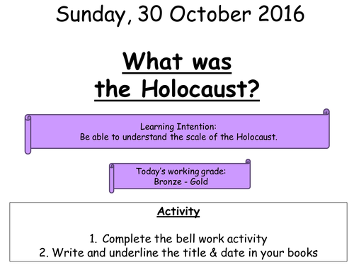 1 - What was the Holocaust