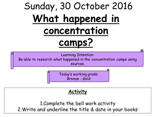 7 - What happened in concentration camps