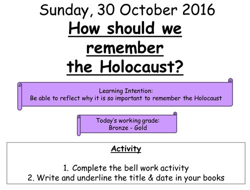 Holocaust assessment