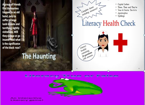 Horror Creative Writing and Literacy Pack