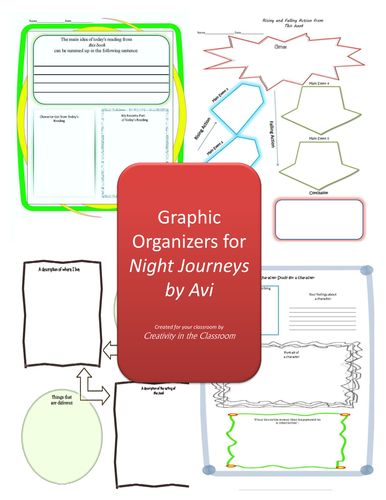 Graphic Organizers for Night Journeys by Avi