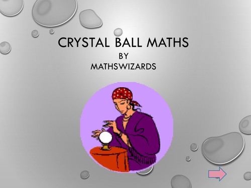 Magic Maths PowerPoint : Crystal Ball