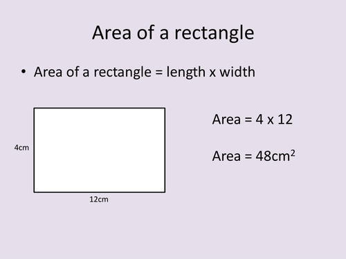 area formulae