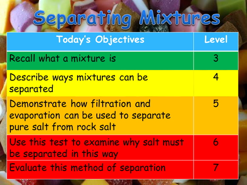 Separating mixtures