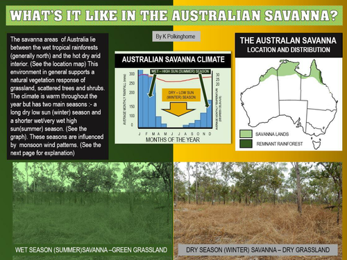 AN INTRODUCTION TO THE SAVANNA LANDS - FOCUS ON NORTHERN AUSTRALIA
