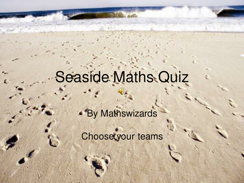 Seaside Maths PowerPoint Quiz