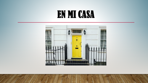 ¿QUÉ HAY EN TU CASA? pptx