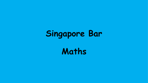Singapore Bar Maths