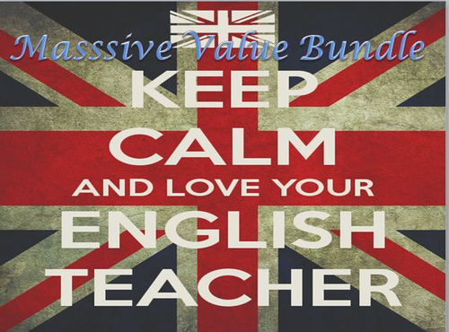 English Teacher's  Descriptive, Creative and Literacy Massive Value Bundle Pack