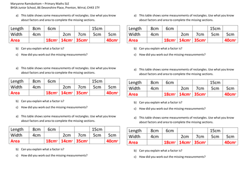 Area open Qs Y4