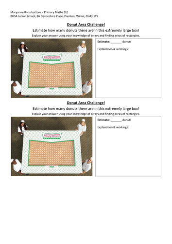 Year 4 Area Challenge Question