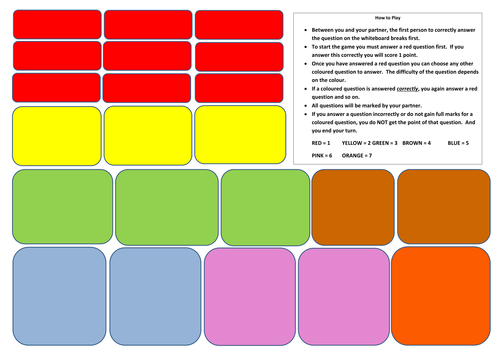 Maths Snooker Game - Percentages work
