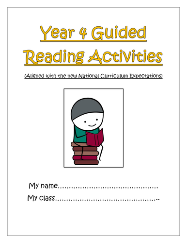 Year 4 Guided Reading Comprehension Activities Booklet! (Aligned with the New Curriculum)