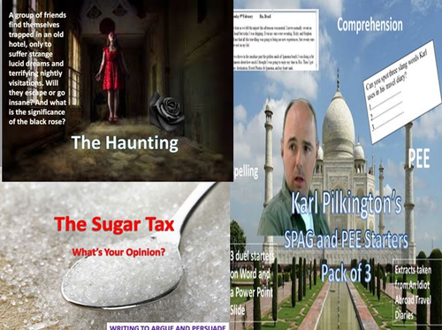 The Haunting, Sugar Tax and Karl Pilkington SPAG and PEE Starters
