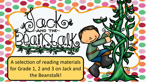 Jack and the Beanstalk: Close Reading activities for Grades 1 and 2/KS1