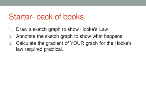 Forces (Year 10 content) new AQA 2016- GCSE