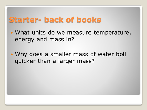 Energy (Year 10 content) new AQA 2016- GCSE