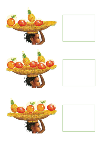 Handas Surprise themed counting sheet