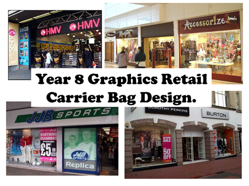 KS3 Graphics/Product Design Retail Carrier Bags