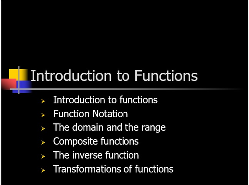 Introduction to functions