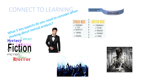 Textual Analysis - Post 16 English Language and Linguistics