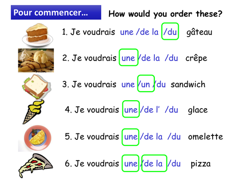 La nourriture- Les gouts et les parfums