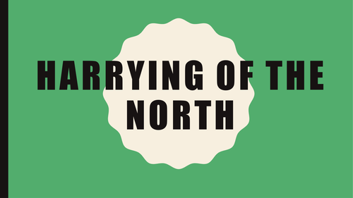 Harrying of the North - Classroom Dramatisation