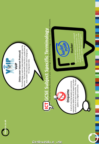 GCSE ICT Key Terminology Poster 3