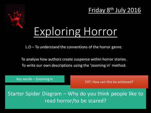 Horror Writing - Exploring the Genre