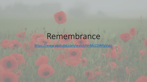 Remembrance Assembly 2016