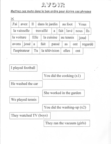 Grammar worksheets bundle