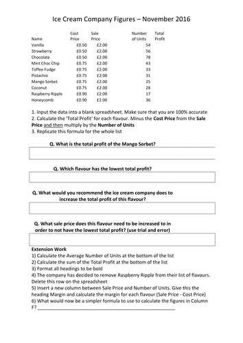 Microsoft Excel: Formulae and Functions