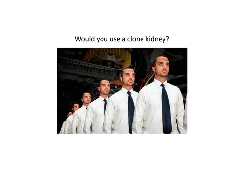 Silent debate questions on cloning and genetic testing