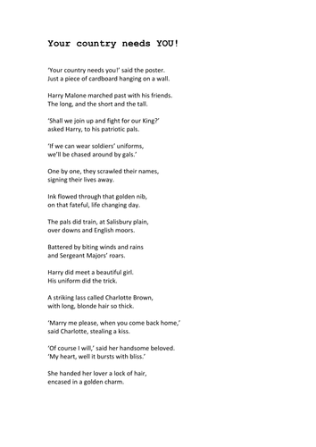 Remembrance day poetry