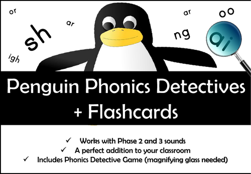 Penguin Phonics Detectives and Flashcards