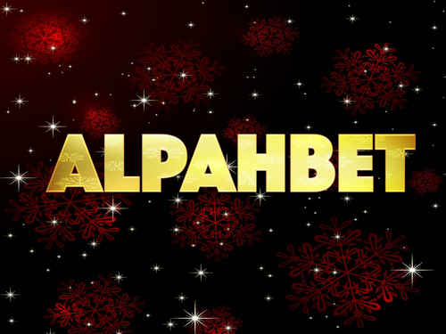 The Alphabet-Gold Sparkle