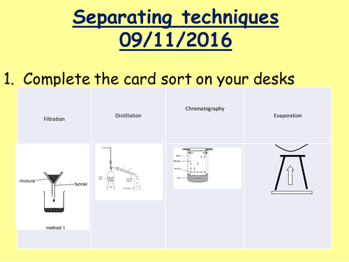 KS3 separating techniques