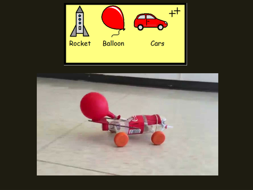 Rocket Balloon Cars