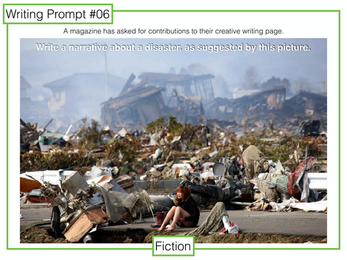 9-1 GCSE Writing Prompts 6-10: pictures for narrative writing