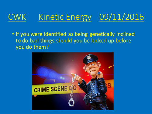 Kinetic Energy lesson plan and presentation