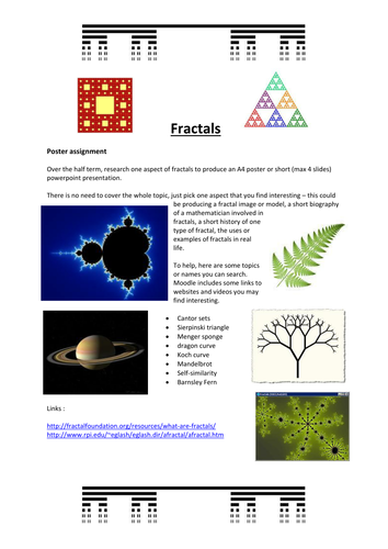 Fractal enrichment homework