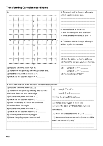 Transforming Cartesian coordinates
