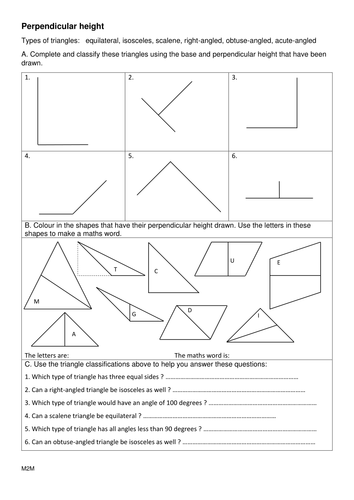 Perpendicular height