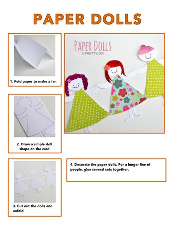 Paper Dolls Craft sheet