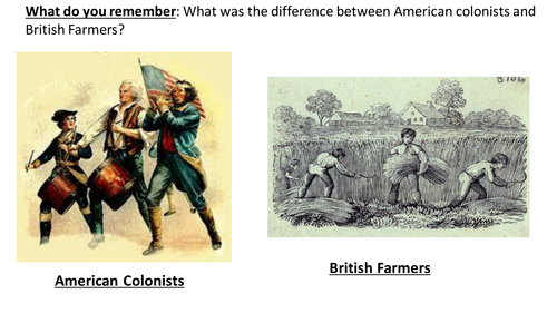 *Full Lesson* American Revolution - Increasing tension between Britain and the American Colonies.