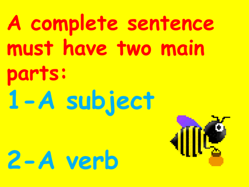 what-is-a-complete-sentence-teaching-resources