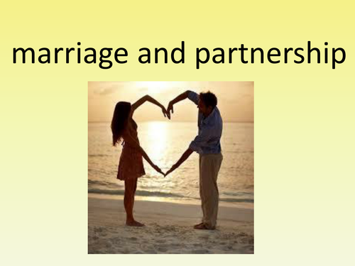 marriage and partnership AQA GCSE Unit 1